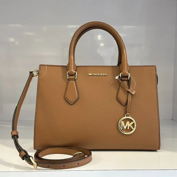 mk crossbody bag brown